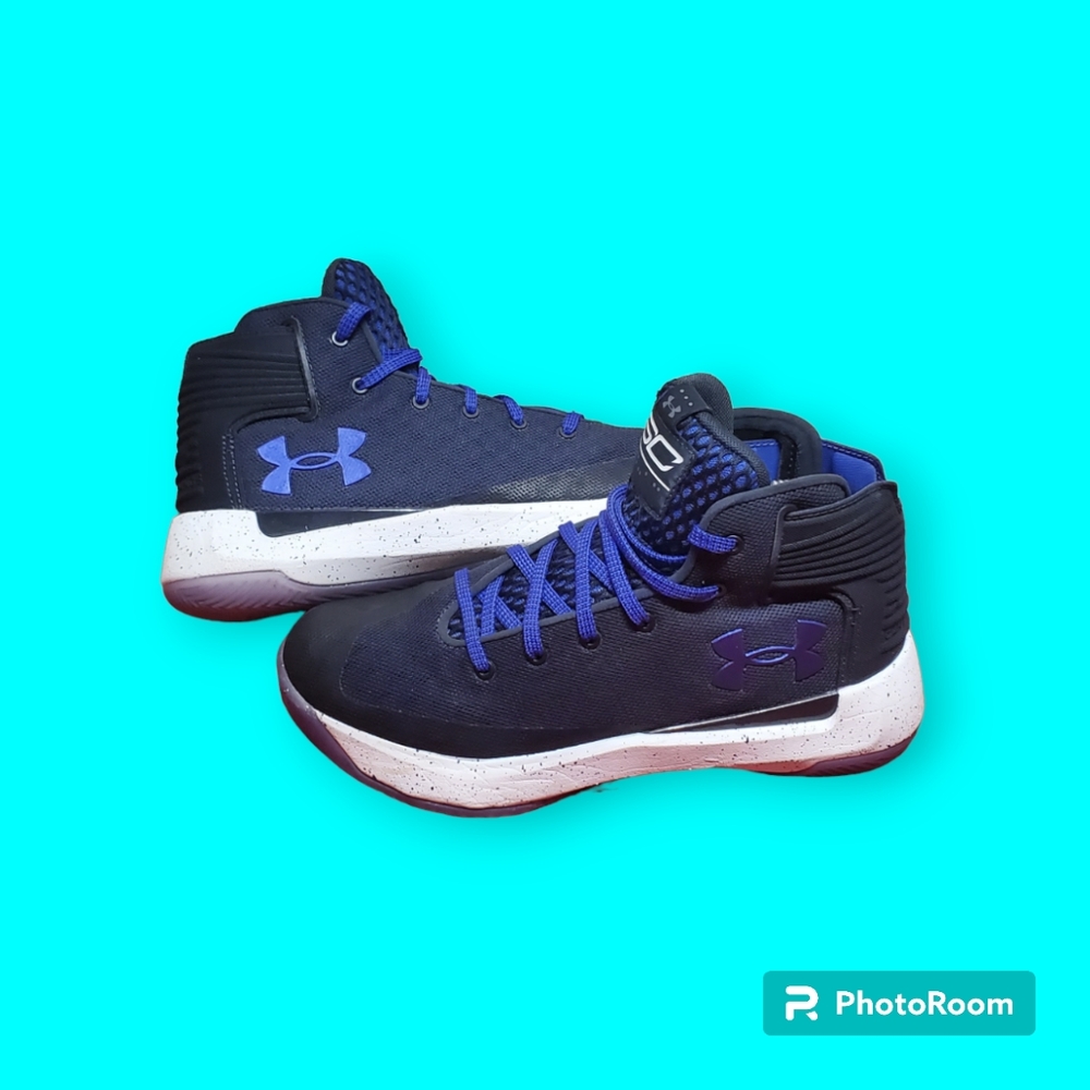 Under Armour Steph Curry Wardell SC Youth Blue Black Size 6.5Y